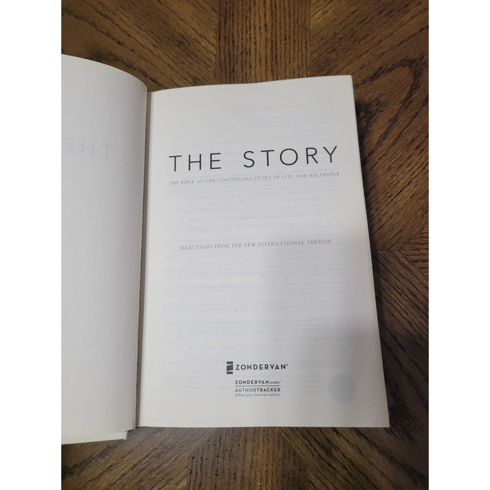 The Story NIV Hardcover Bible Zondervan Continuing Story of God and His People - Picture 2 of 5
